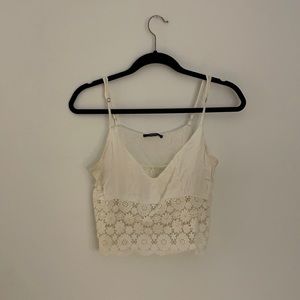 Forever 21 lace crop top